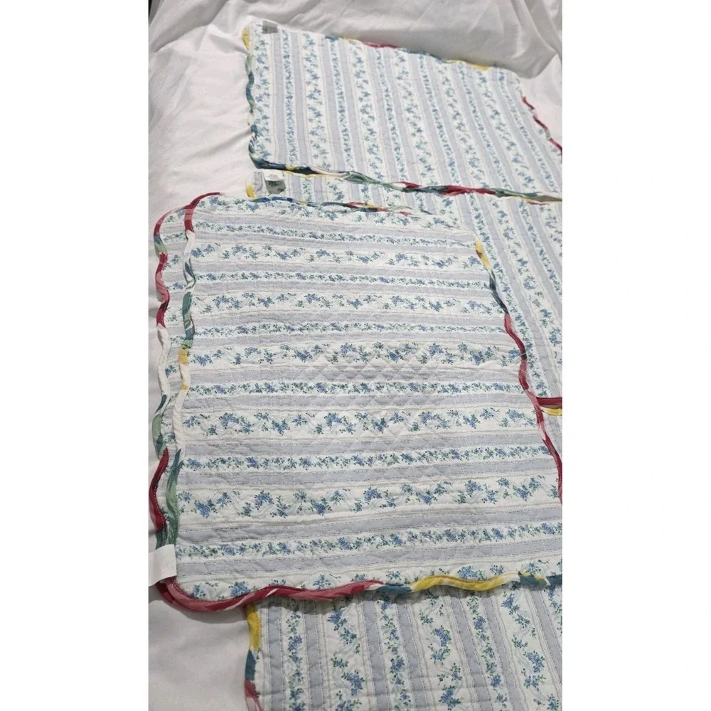 Set‎ Of 6 Floral Placemats Cottage Colorful Flower